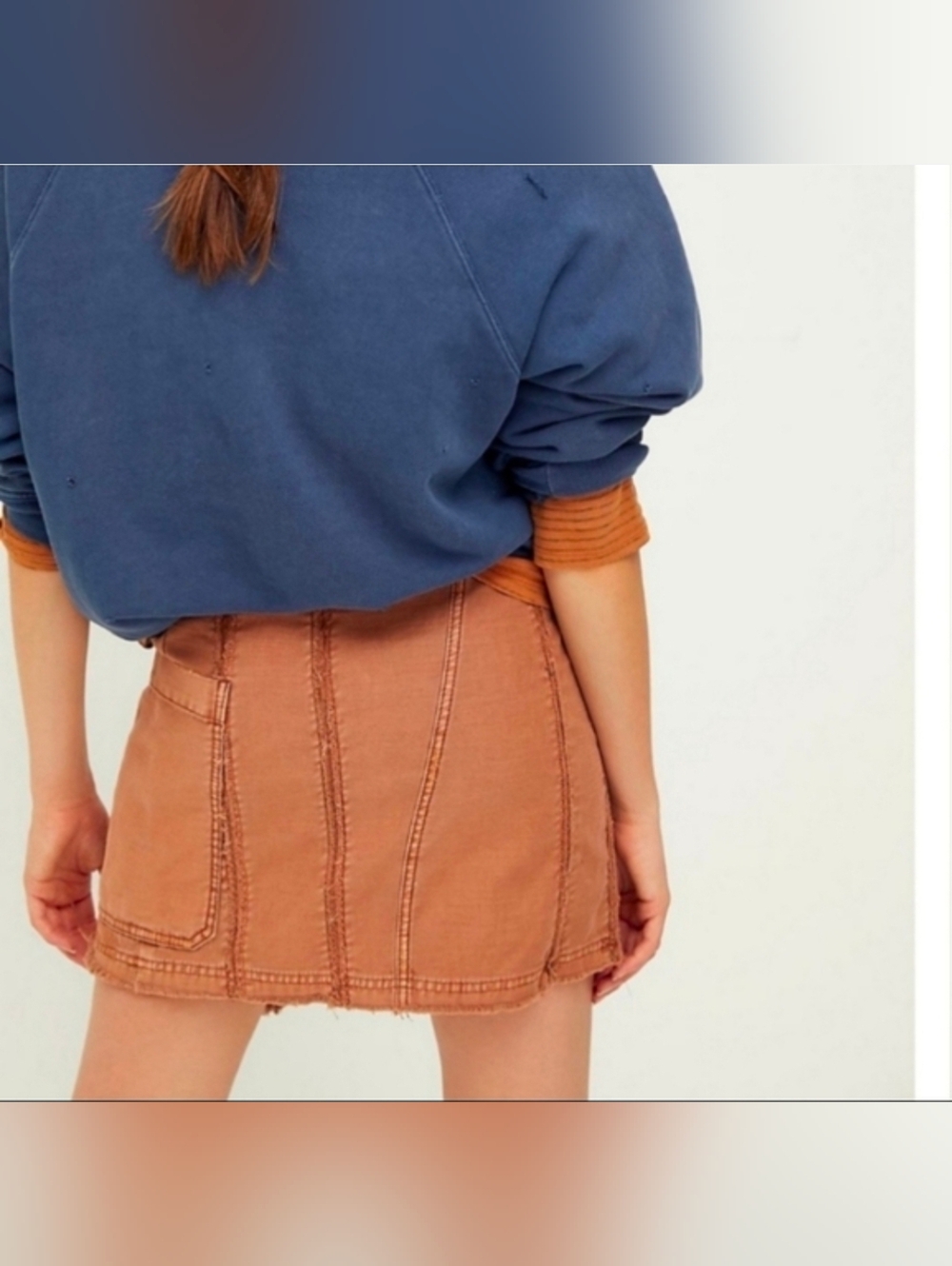 Free People On The Horizon Mini Skirt - Picture 2 of 10